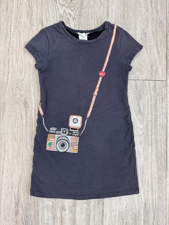 Little Marc Jacobs Other - Little Marc Jacobs Navy Camera Tunic Dress Size 6